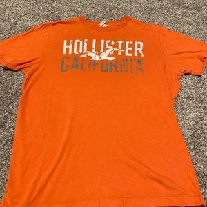 Orange hollister shirt